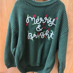 Green Holiday Sweater
